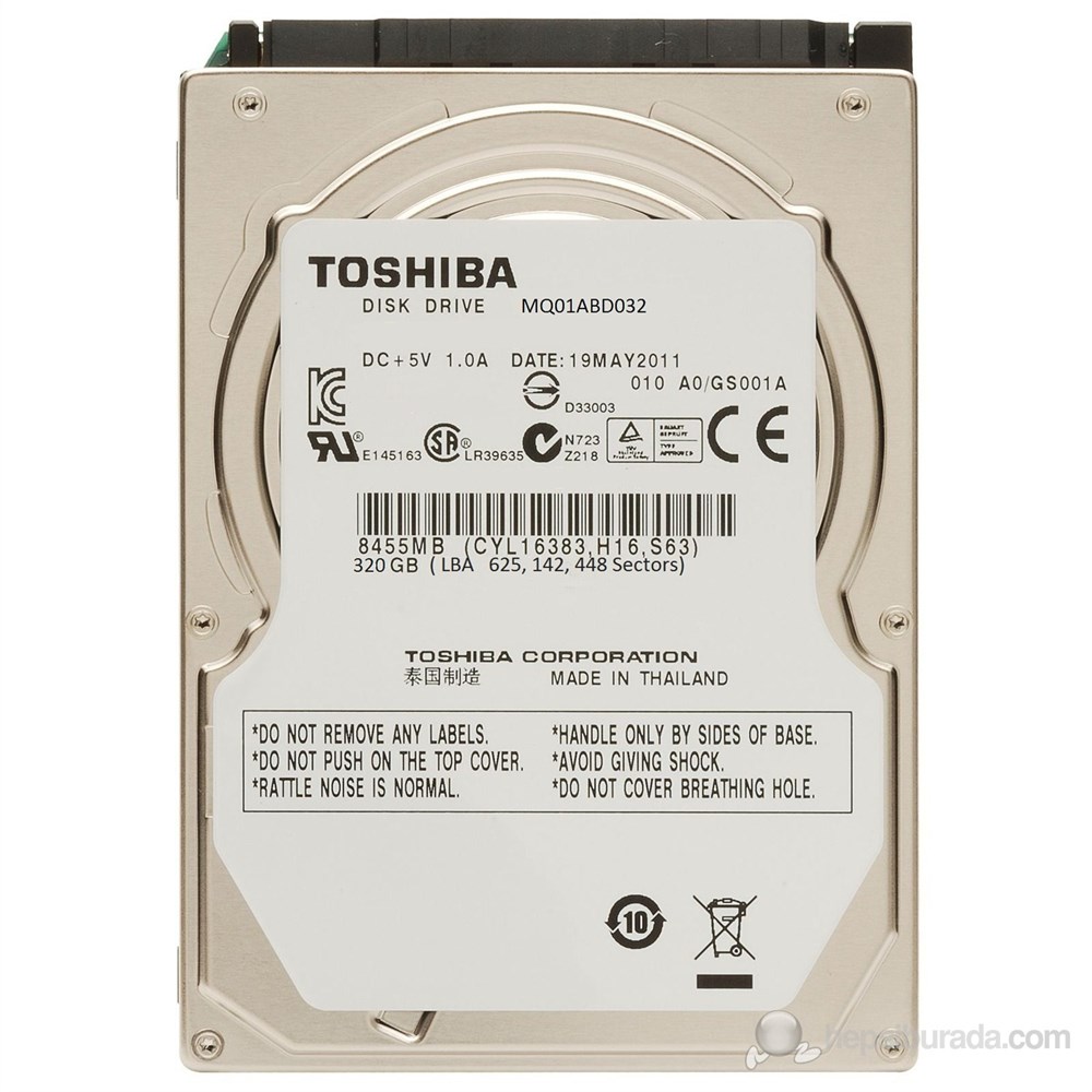 Toshiba 1 TB MQ01ABD100 8 Mb Sata 5400RPM Notebook Harddisk