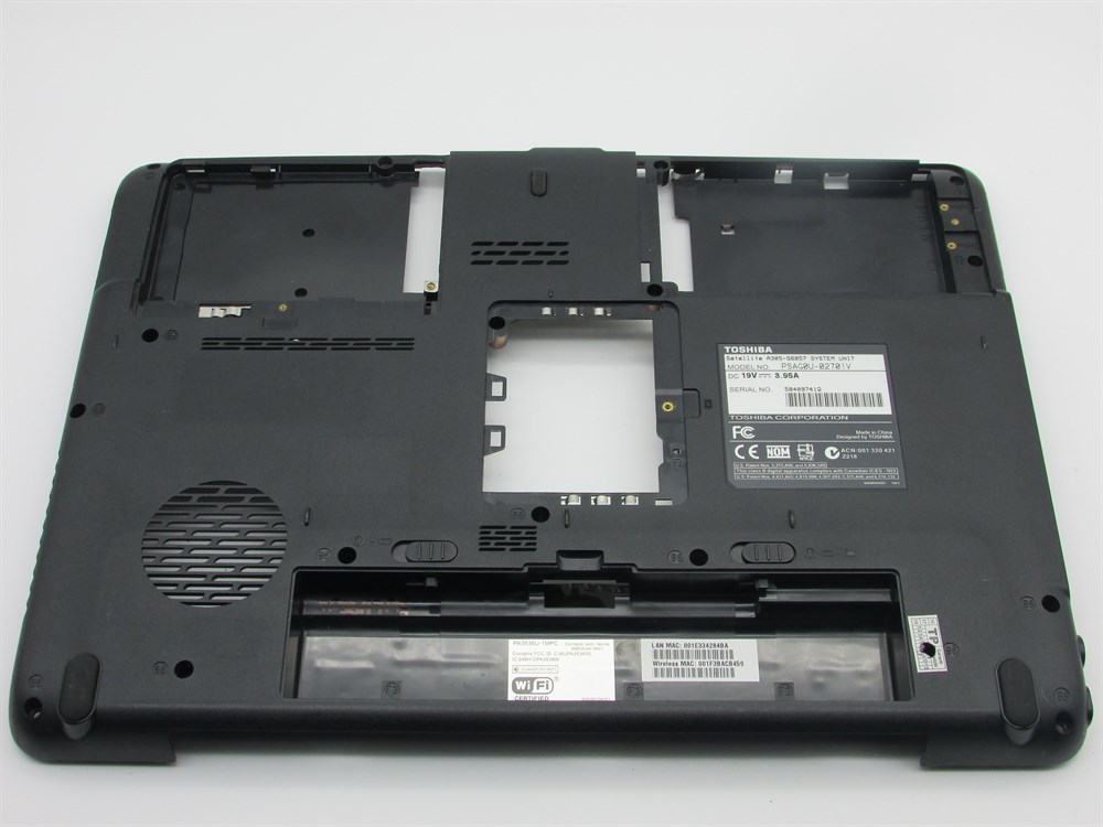 TOSHİBA A305-S6857 PSAG0U-02701V Notebook Alt Kasa