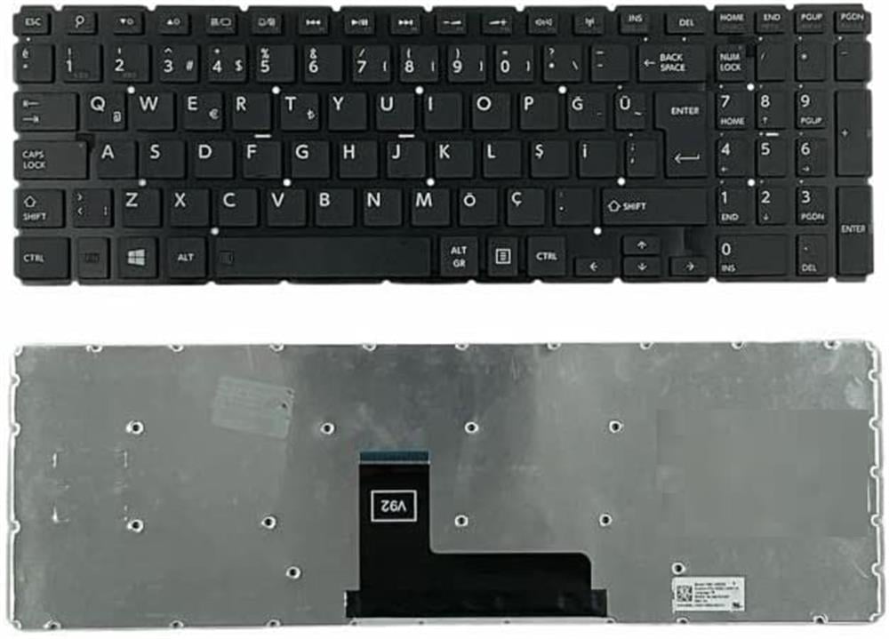 Toshiba Satellite L50-C-11R, L50-C-159 Klavye (Siyah TR) - 480192959, T101KL