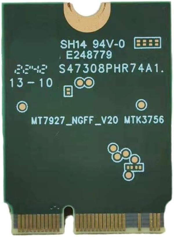 WiFi7 Kart+12DB Anten 2.4G/5G/6G Tri-Band 8774M MT7927 Kablosuz WiFi Kartı BT5.4 Gigabit Kablosuz Ağ Kartı