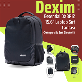 Dexim Essential DXBP12 15.6 Laptop Sırt Çantası