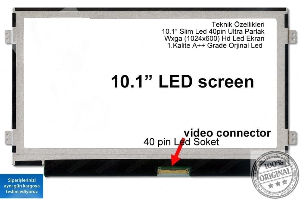 10.1 SLIM LED B101AW06, LP101WSB, LTN101NT05, LTN101NT05, n101n6-l0D n101l6-l0d LTN101NT08 hsd101pfw4 LCD PANEL