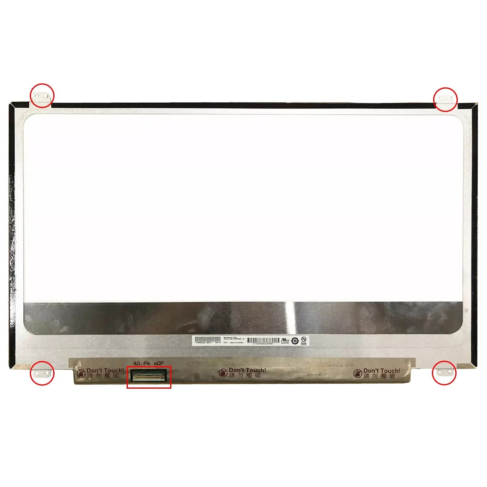 17.3'' 40pin Slim Led B173HAN01.1, B173HAN01.4, N173HHE-G32 REV.C3 FHD (1920x1080) 120hz n173hhe g32