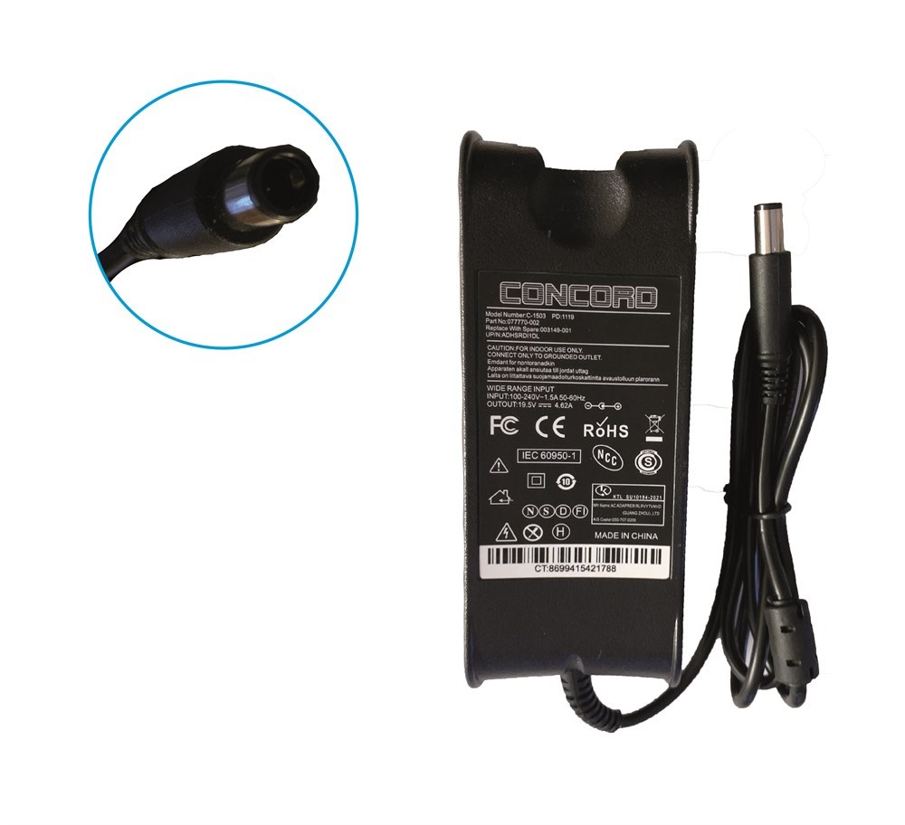 19.5V 4.62A 90W 7.4*5.0mm Laptop / Notebook Adaptör Şarj Aleti