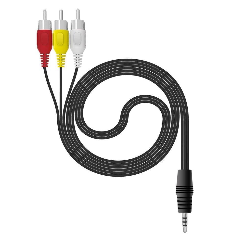 3.5 mm Stereo To 3 Rca Dişi Tos Çevirici Dönüştürücü Ses Kablosu