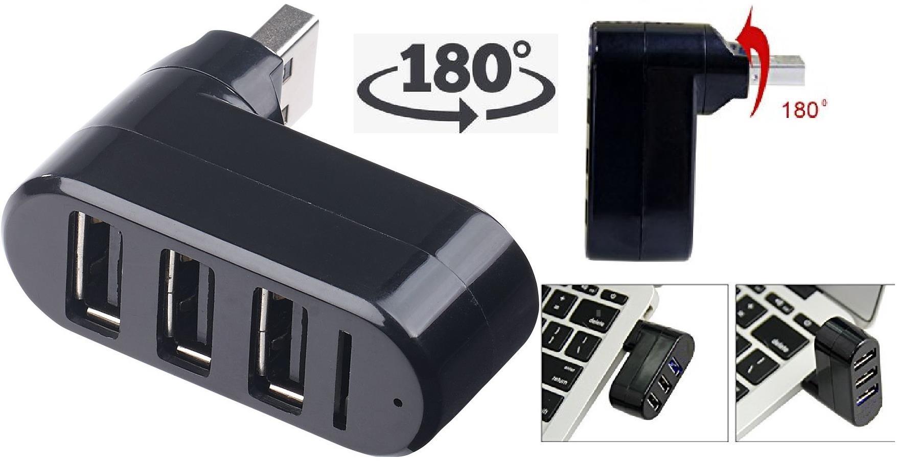 4 Port Usb 2.0 Hub Çoklayıcı Çoğaltıcı 180 Derece