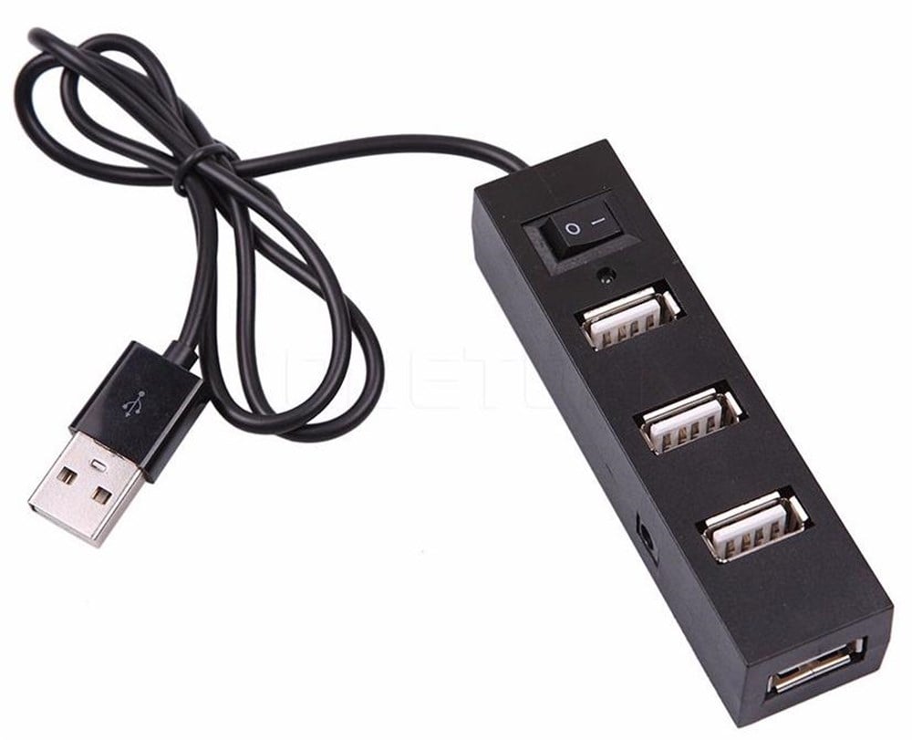 4 Port Usb 2.0 Hub Usb Çoğaltıcı Usb Çoklayıcı Anahtarlı Switch
