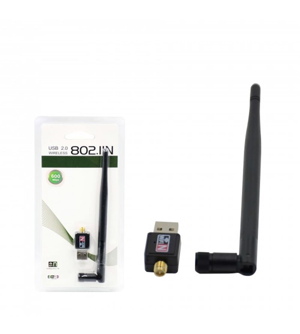 600 MBPS 5 DBİ ANTENLİ USB Wireless Adaptör