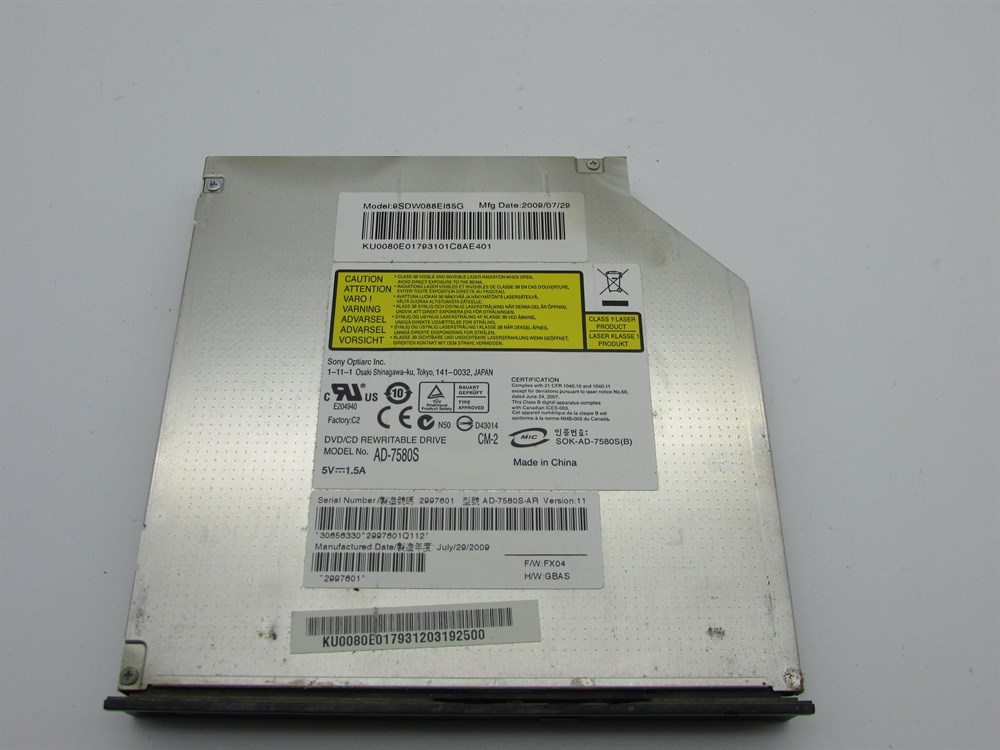 ACER 5635 ZR6 Notebook Dvd Rom