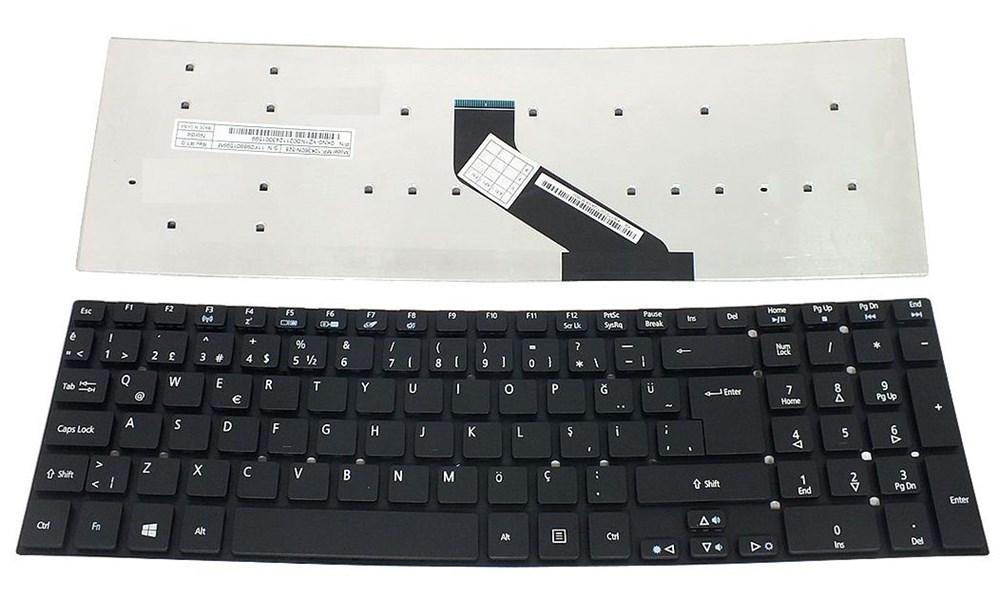 Acer Aspire N15W4 5755 5755G 5755Z 5755ZG P5WE0 5830 5830G 5830T 5830TG V3-531 V3-531G V3-551 V3-551G V3-571 V3-571G V3-731 V3-731G V3-771 V3-771G V3-772 V3-772G V5-561 V5-561G V5-561P V5-561PG E1-522 E1-522G E1-530 E1-530G E1-532 E1-532G E1-532P Klavye