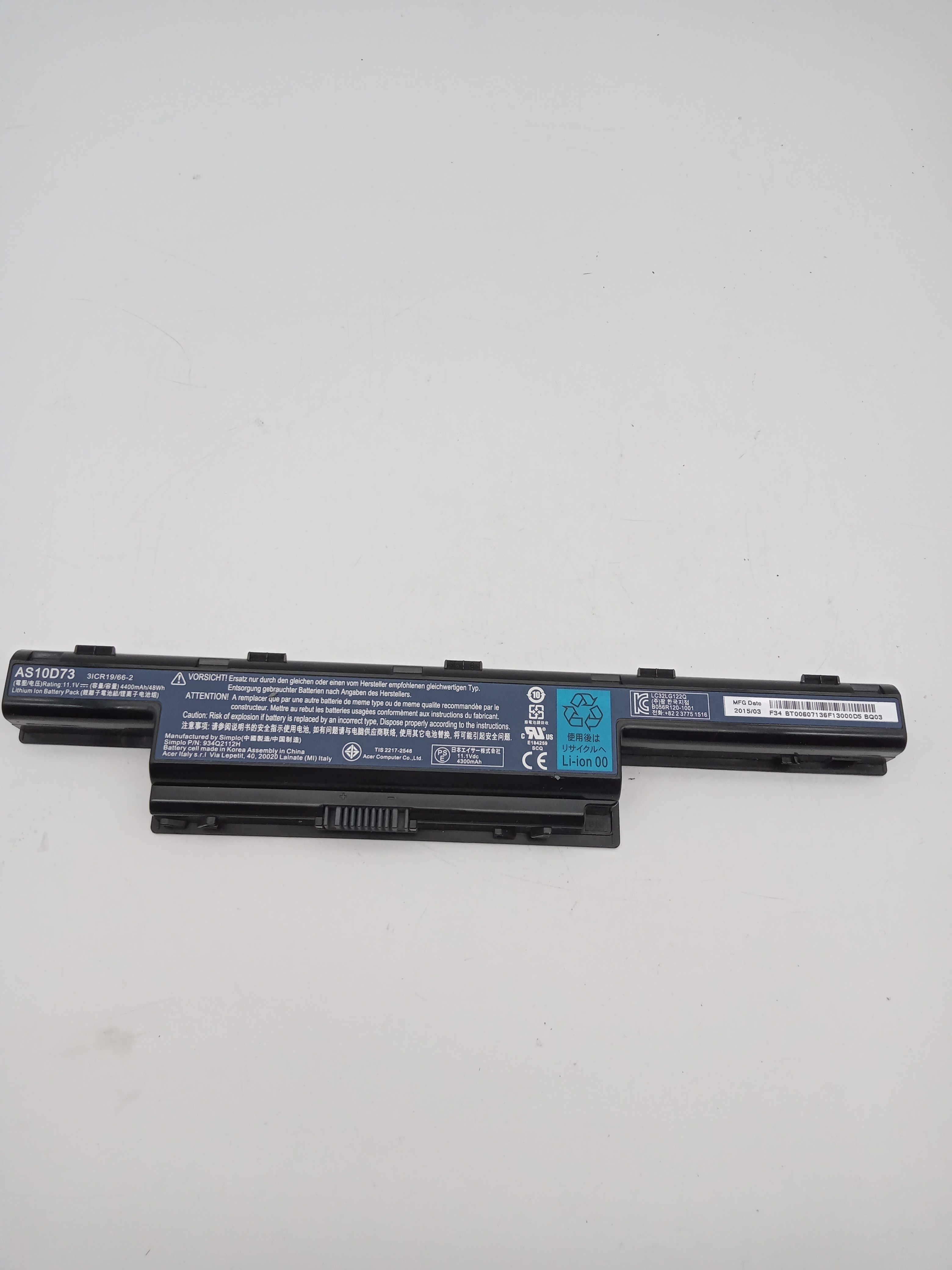 ACER ASPİRE V3 SERİES Q5WV1 Notebook Batarya