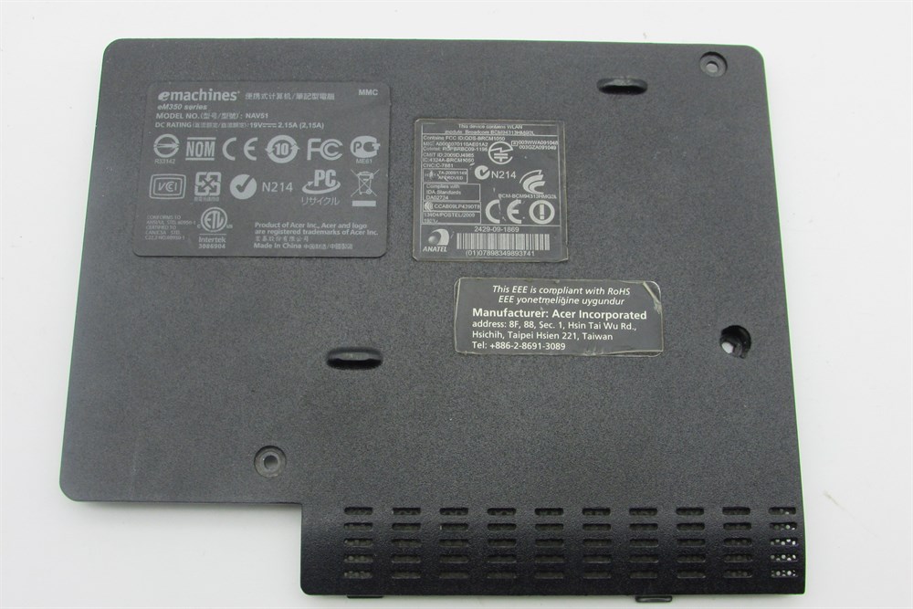 ACER EMACHİNES eM350 SERİES MODEL NO NAV51 Minibook  Sogutucu + Fan Kapak