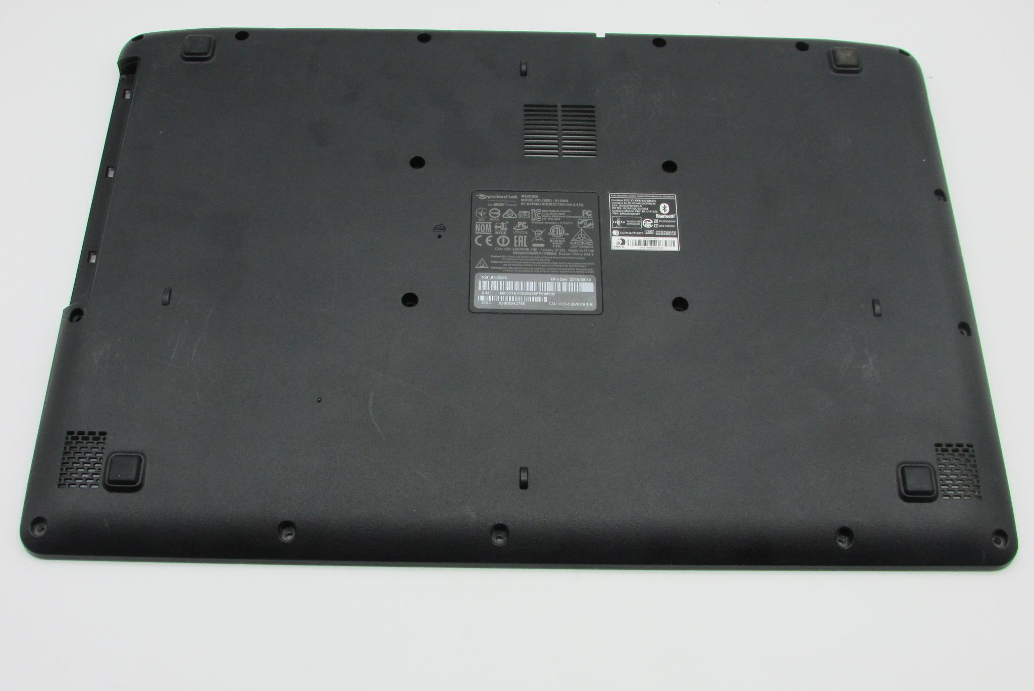 ACER PACKARDBELL N15W4 EASYNOTE ENTG81BA Notebook Alt Kasa