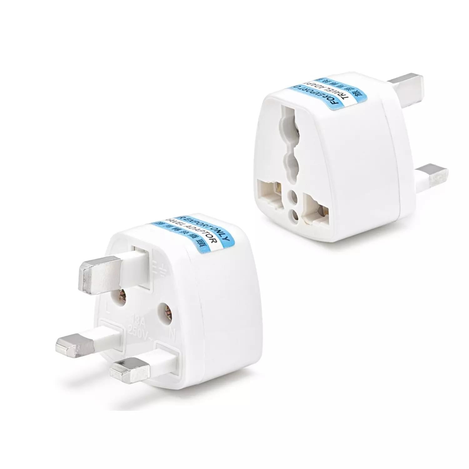 Amerikan - İngiliz Universal Fiş Adaptörü Beyaz Priz