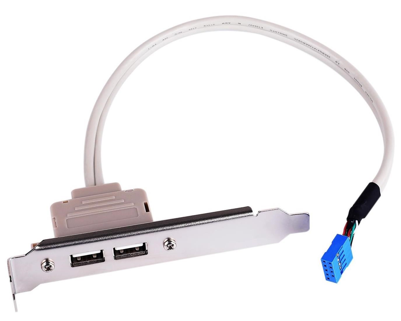 Anakart 9 Pin Pci Kasa İçi Usb 2 Port Kablosu Hub Çoklaycı