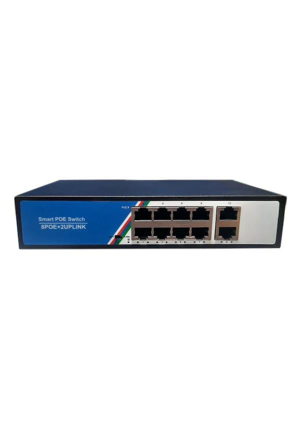 Apronx 8 Port + 2 Port 10/100 Uplink 125W Poe Switch