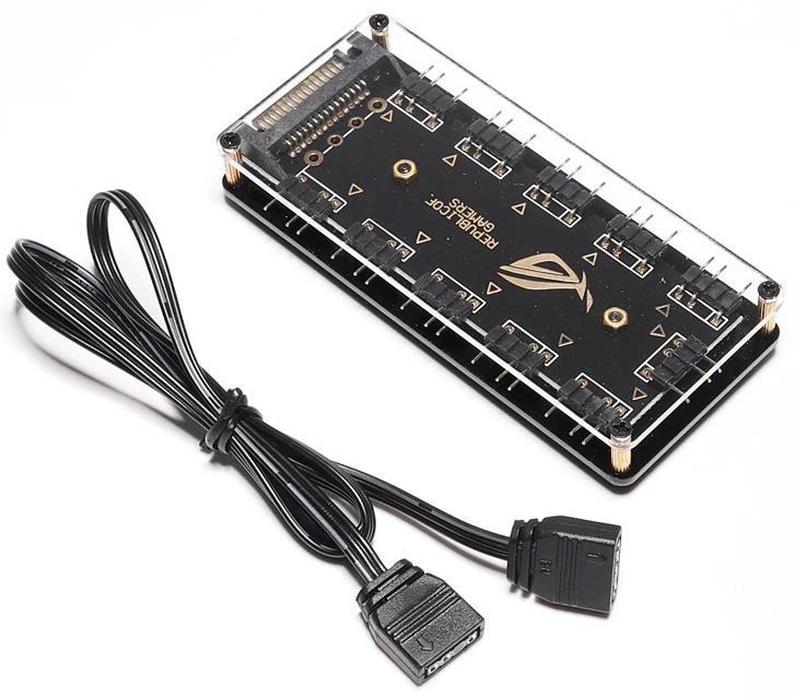 Argb Rgb Led 3 Pin 11 Port 5V Sata Power Güç Fan Çoklayıcır Şerit Hub Kablo Splitter