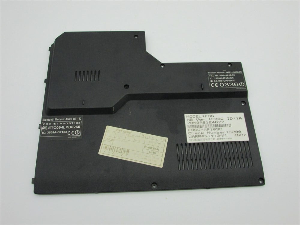 ASUS F3S Notebook Soğutucu+ Fan Kapak