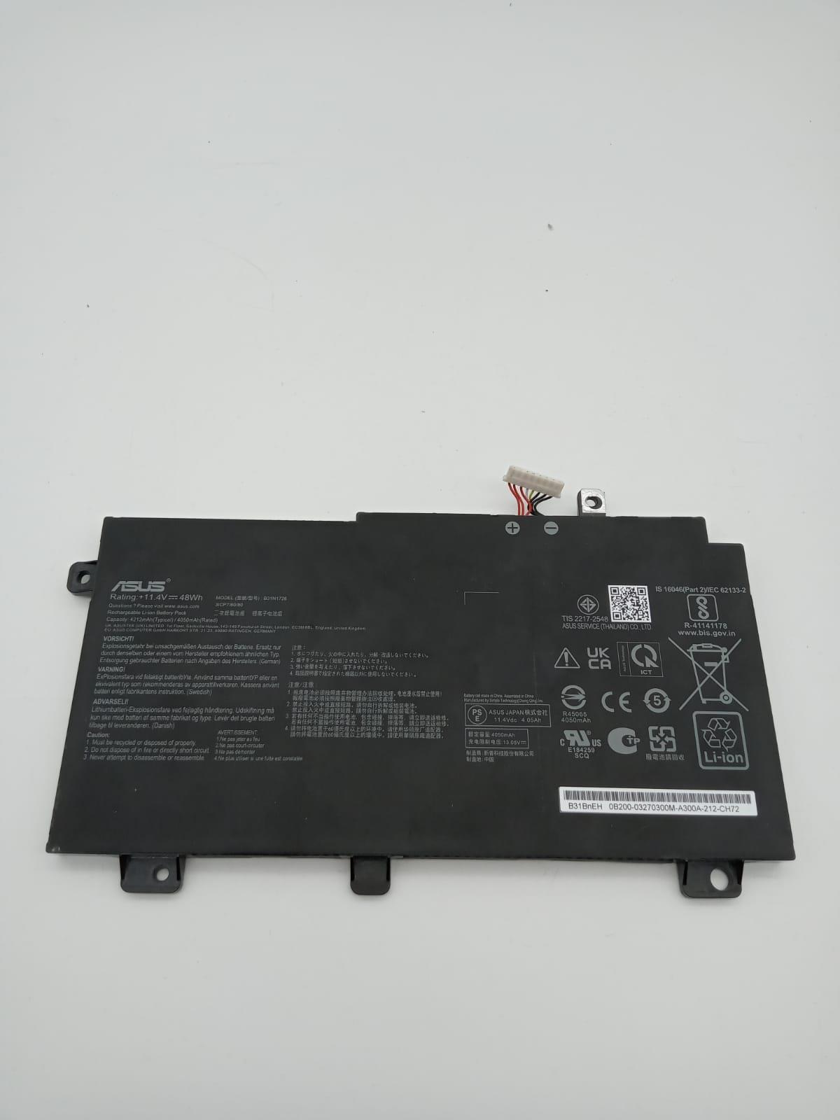 ASUS FX506L Notebook Batarya