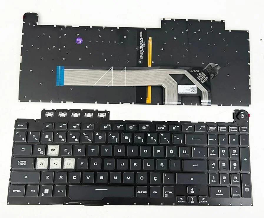 Asus TUF Gaming F15 FX506L, FX506H FX506LU FX506LH FX506HCB FX506HE FX506HC FA506IV FX506HM FA560I FA506 FX506 FX506L FX506H FA506I FA506Q FA506U FA706 FX706 Klavye Tuş Takımı Işıklı