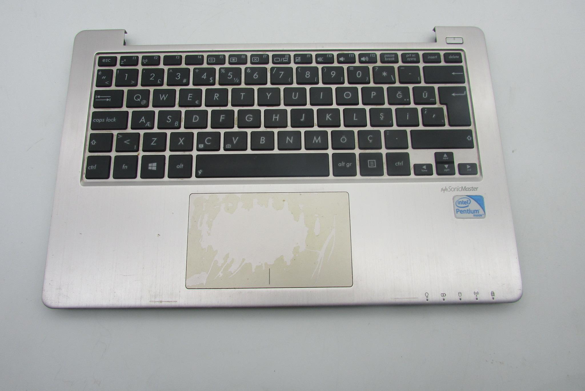 Asus X202 S200 X201 Q200 F200 X202e S200e X201e F200E Üst Kasa Klavye Full Set