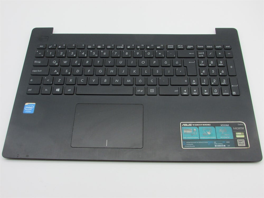ASUS X553M Notebook Ust  Kasa+ Klavye