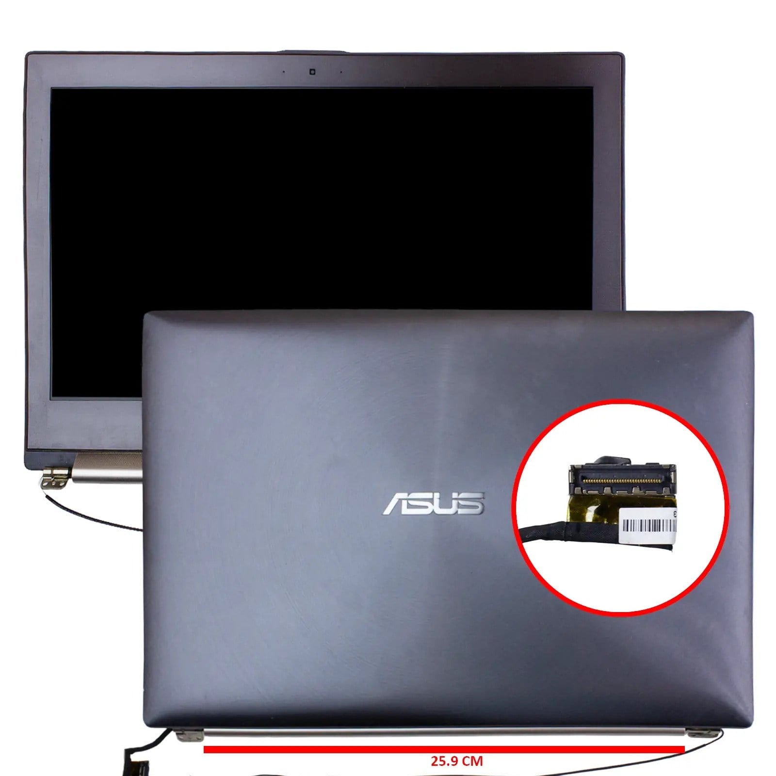 Asus Zenbook UX31A, UX32, UX32A, UX32E, UX32L, UX32LA, UX32LN, UX32V, UX32VD, TP300LD, TP300LA , Flip UX360CA, Ekran Lcd Panel 1080p Full Hd Led Ips Set