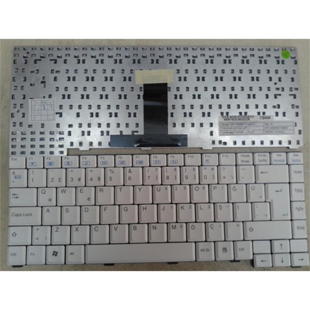 Casper M760 Beyaz Klavye