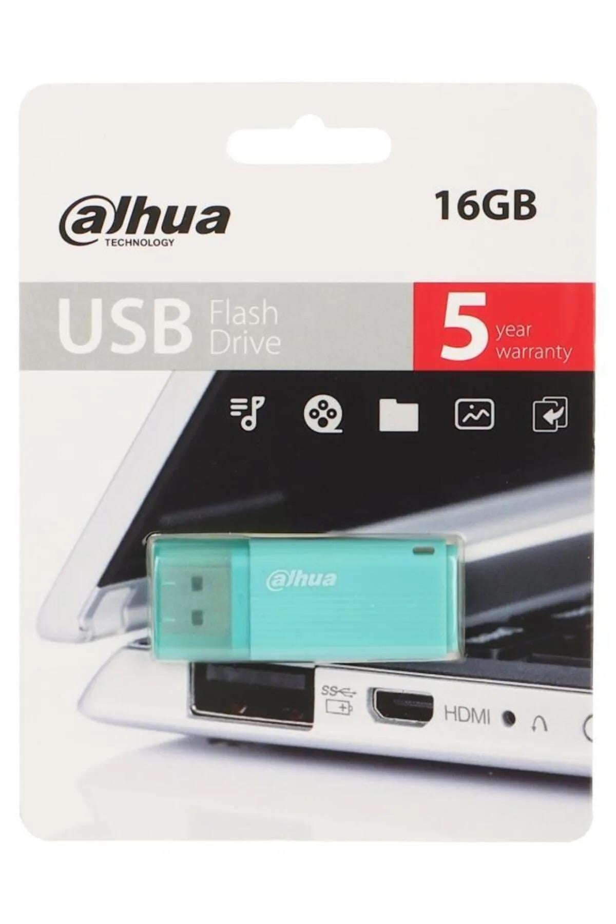Dahua U126 16GB Flash Bellek Kapaklı Plastik USB 2.0 Yeşil