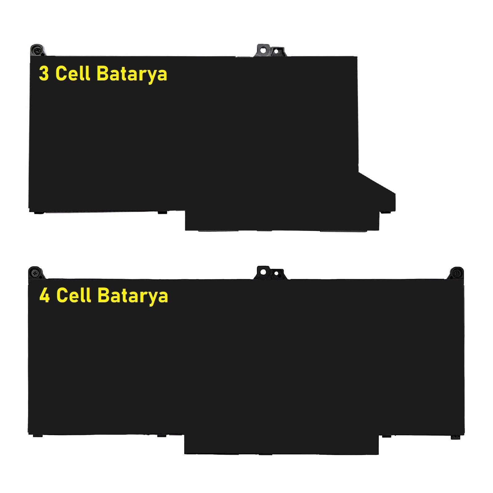 Dell Latitude 5300 E5300 300 7400 60Wh 7.6V Batarya - Pil (Ver.2 - 4 CeLL)