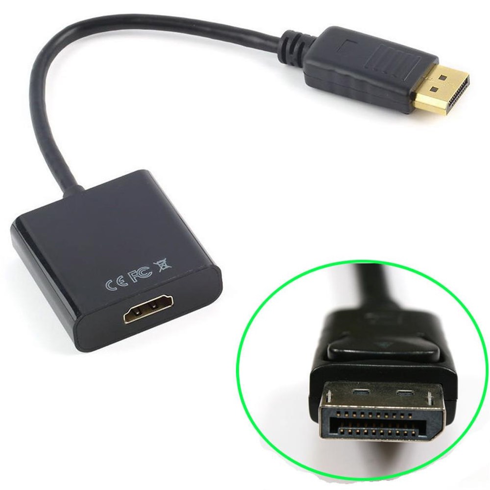 Displayport To Hdmi Çevirici Dönüştürücü Adaptör