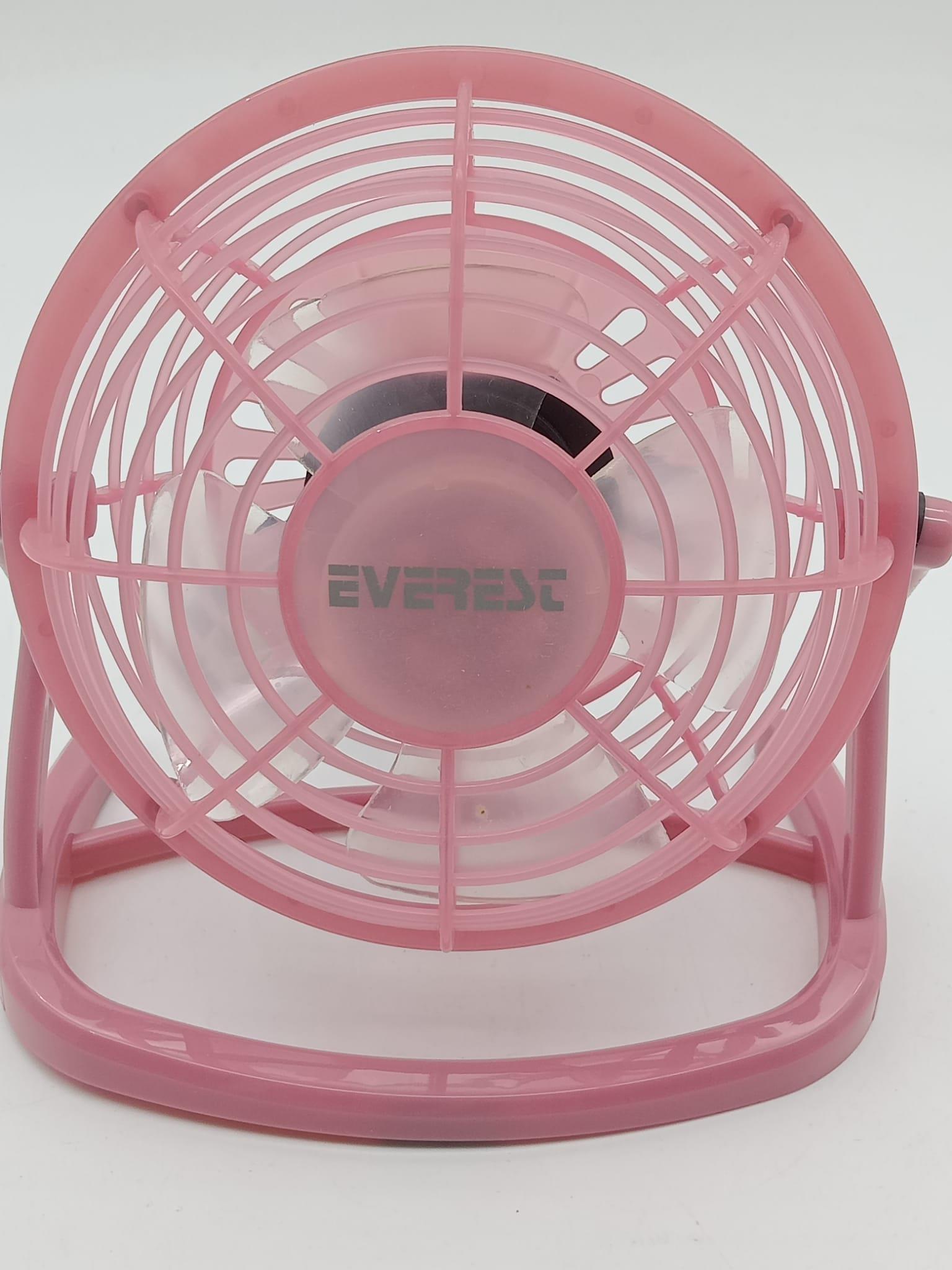 Everest Marka Usb Girişli Masaüstü Fan