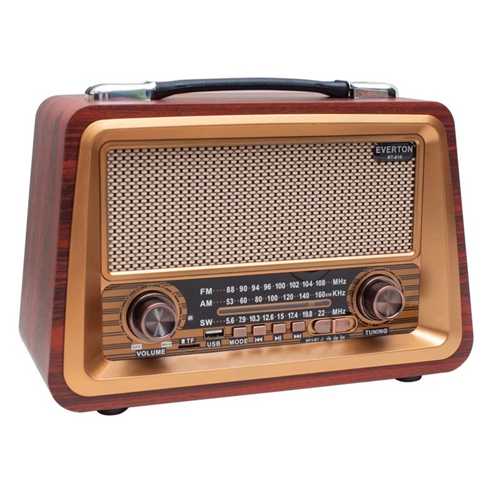 Everton RT-810 USB/TF/FM/Bluetooth Destekli Nostaljik Radyo