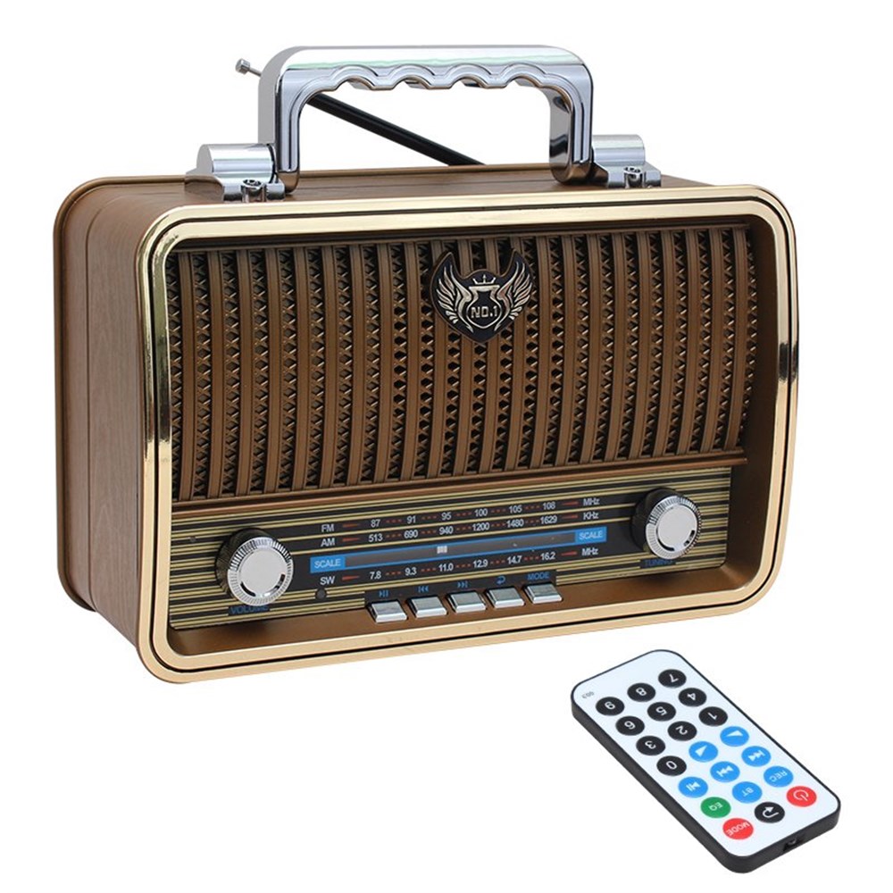 Everton RT-859BT USB/SD/FM/Bluetooth Destekli Kumandalı Nostaljik Radyo