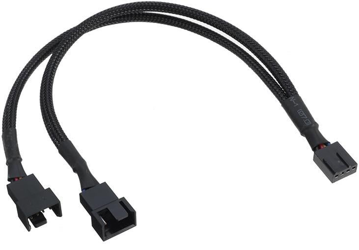 Fan Çoklayıcı 2 Port Y Pwm 4 Pin Splitter Çoklayıcı Switch Kablosu