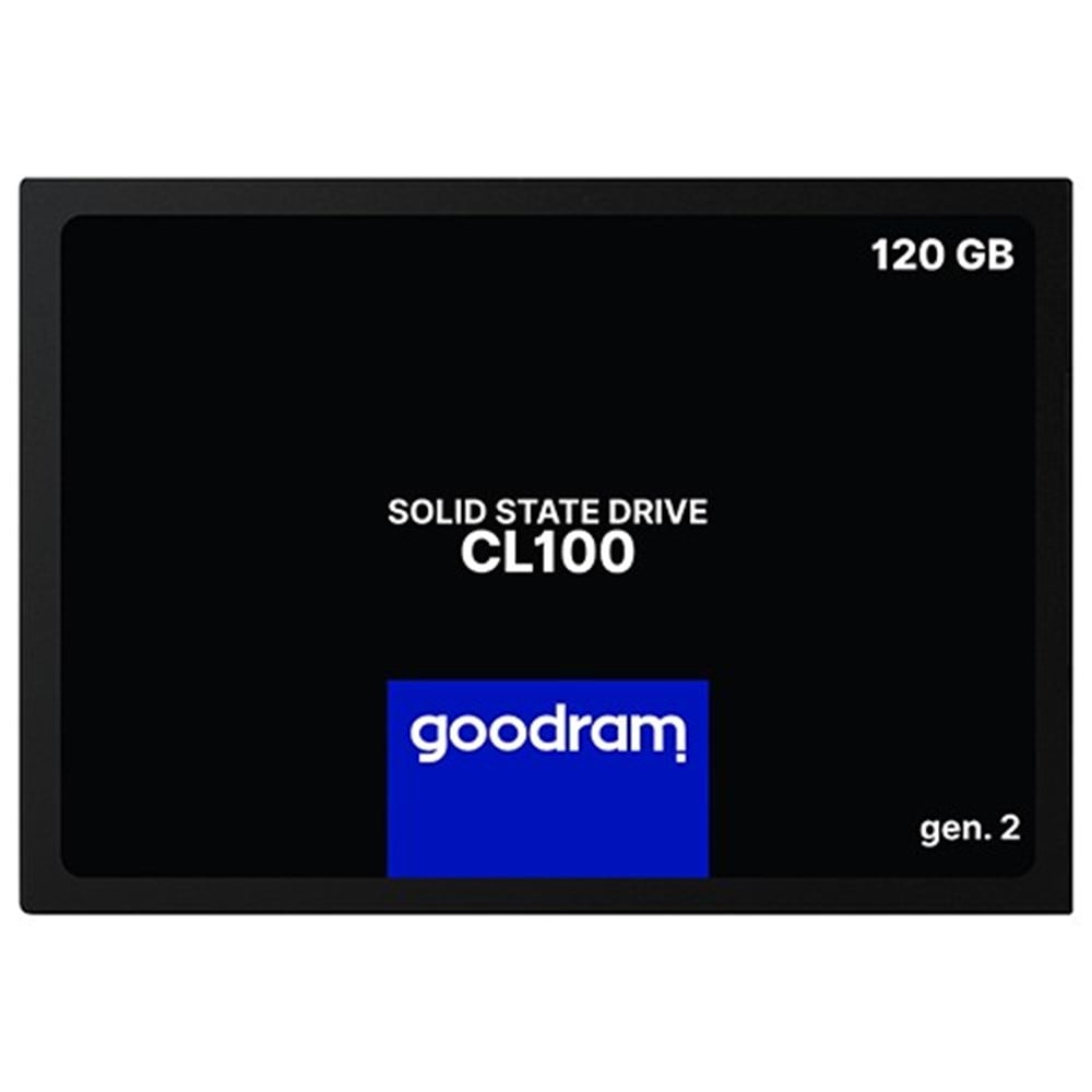 Goodram 120 GB SSD Disk CL100 2.5'' Sata lll (6.0 Gb/s) Gen 2. 485 Mb/s 380 Mb/s SSDPR-CL100-120-G2