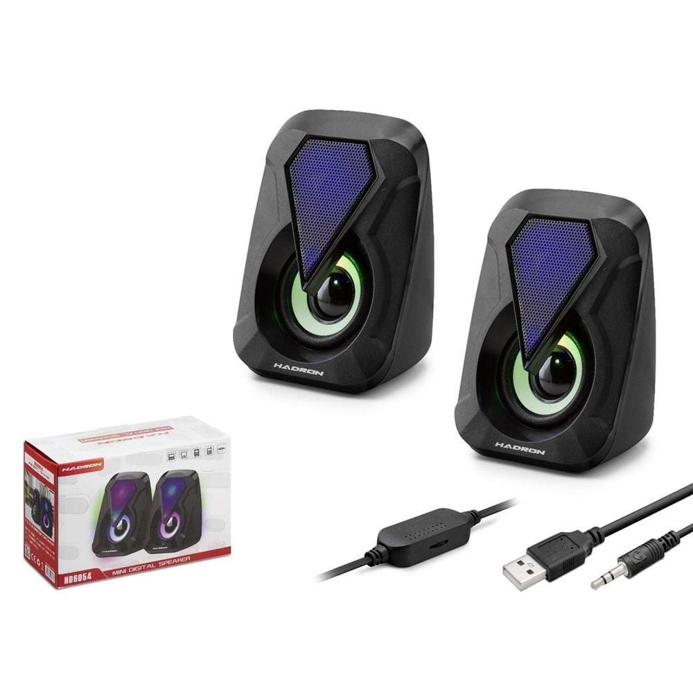 Hadron HD6054 Bilgisayar Speaker 1.1 Led Siyah Hoparlör