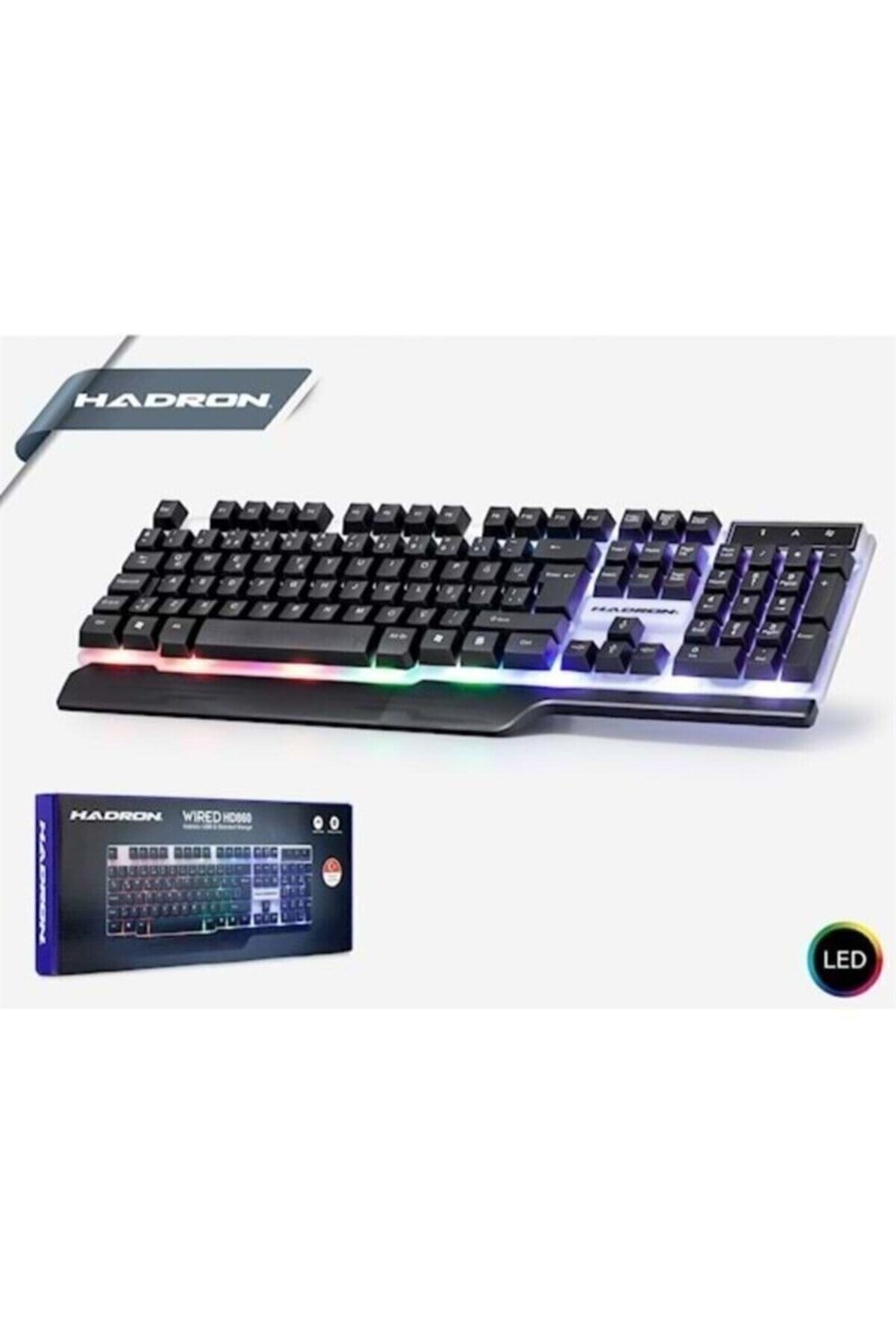 Hadron HD860 LED Aydınlatmalı USB Oyuncu Klavye