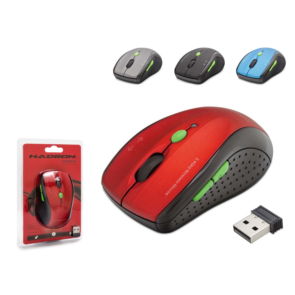 HADRON HDX3405 MOUSE WIRELESS 1600 DPI