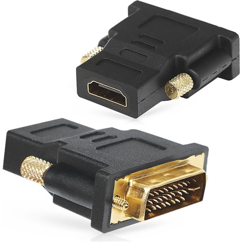 HDMI - DVI-D (24+5 Pin) Dönüştürücü (HDMI dişi - DVI-D erkek)