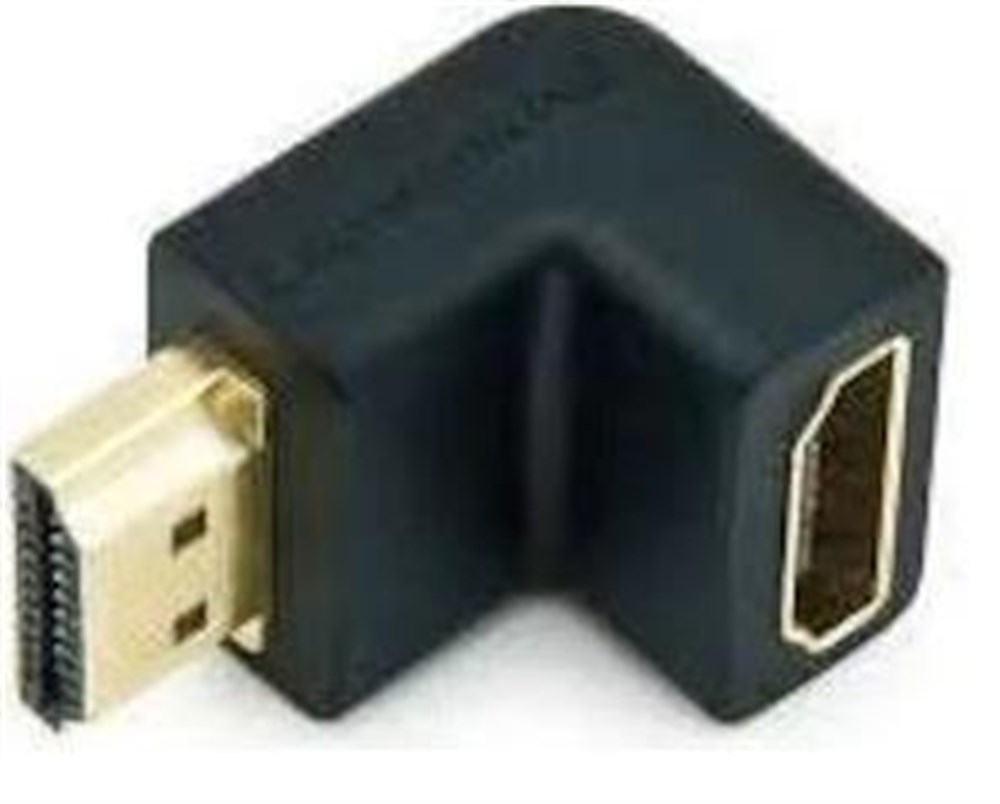 Hdmi L Dirsek 90 Derece Çevirici Dönüştürücü Uzatma Adaptörü