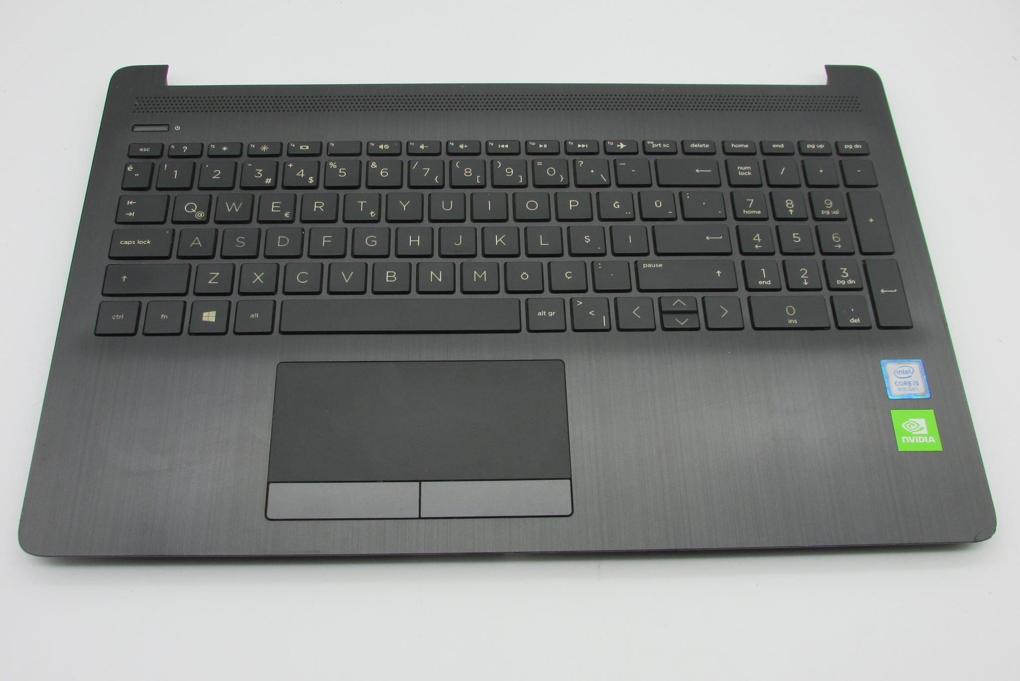 HP 15 da101nt Notebook Ust Kasa Klavye
