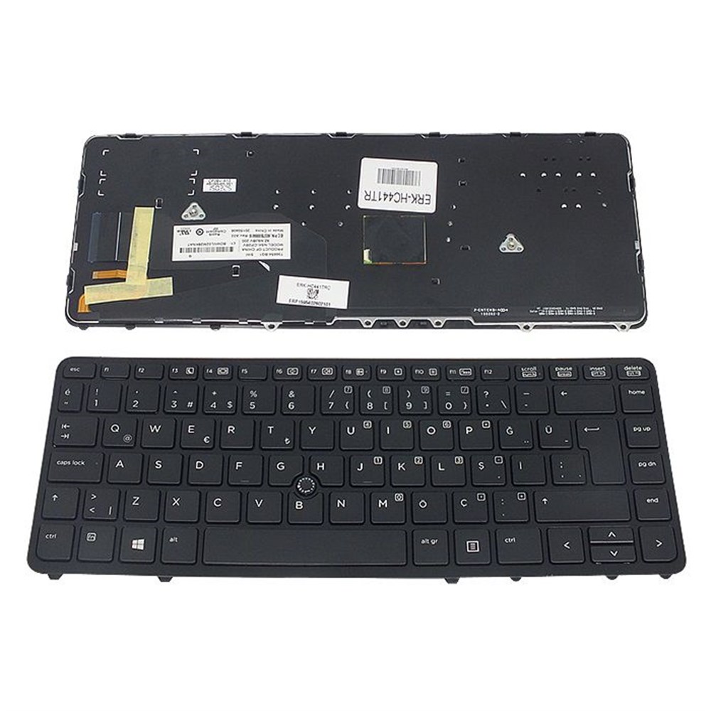 Hp 736654-001 736654-031 736654-141 V142026AK1 V142026 Klavye Işıklı Türkçe Siyah