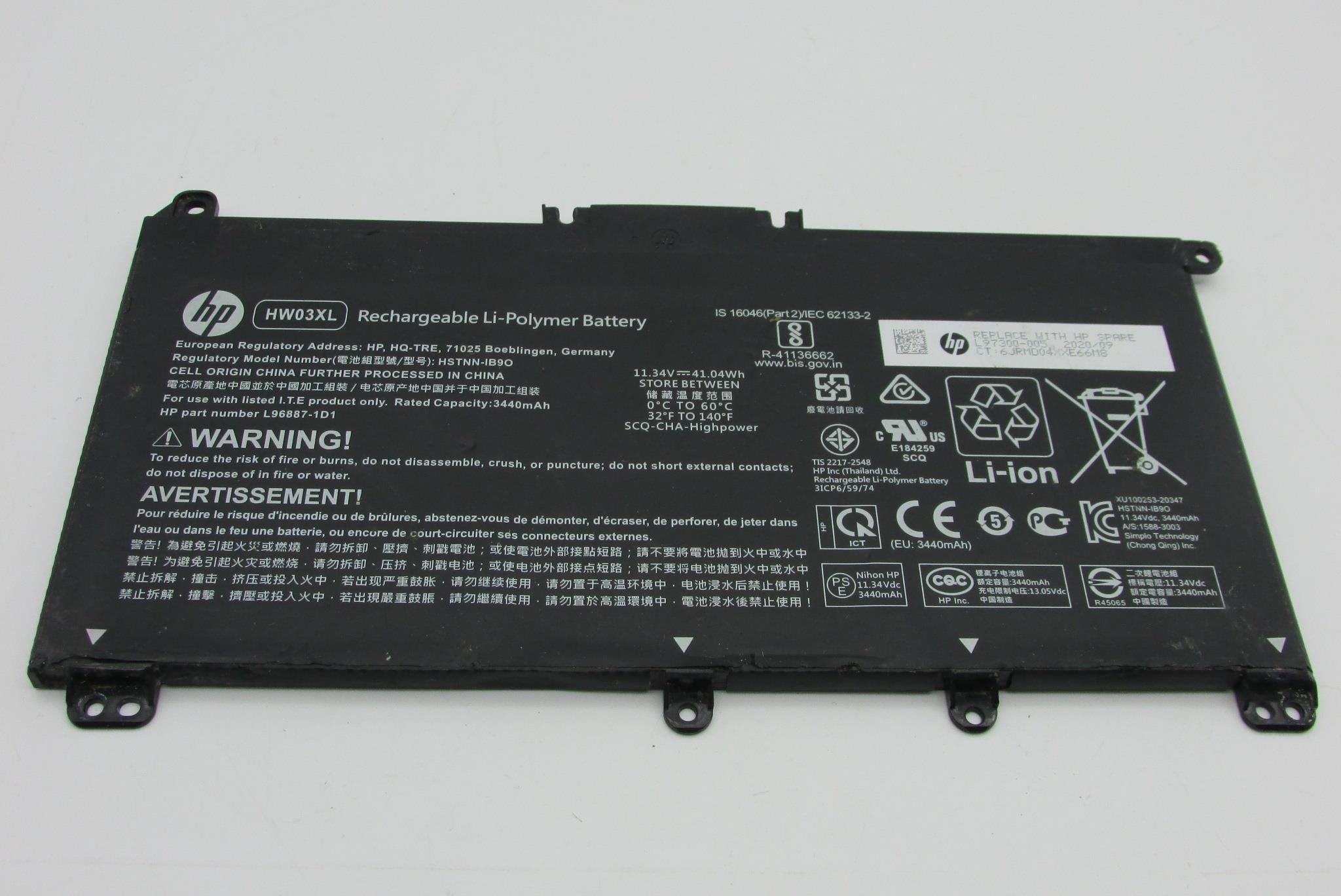 HP PAVİLİON 15 EG ,15 EH 17,  CN 17CP Notebook Batarya
