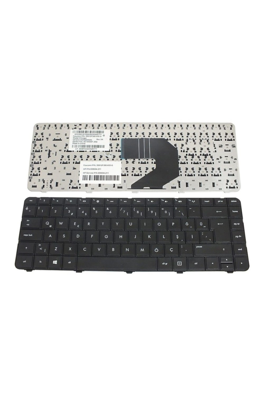 HP Pavilion G6-1000 Serisi G43 G4 G6-1000 G6 G6 R15 G57 HP 430 431 435 630 630S 631 635 636 450 455 650 655 HP Compaq CQ43 CQ57 CQ58 Klavye Tuş Takımı