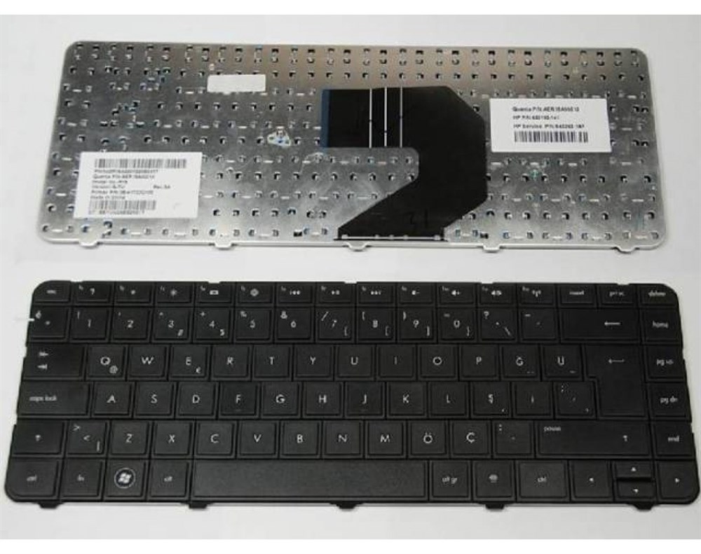 HP Pavilion G6-1000 Serisi G6-1195ST AER15A00010 G43 G4 G6-1000 G6 G6 R15 G57 HP 430 431 435 630 630S 631 635 636 450 455 650 655 HP Compaq CQ43 CQ57 CQ58 Klavye Tuş Takımı