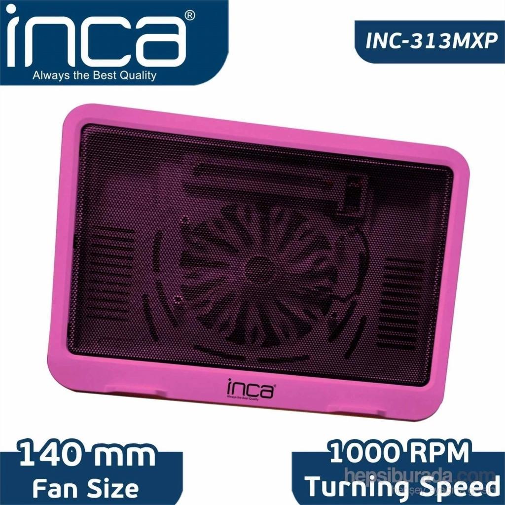 İnca INC-313MXS Pembe 1 Fanlı USB 2.0 Laptop Soğutucu