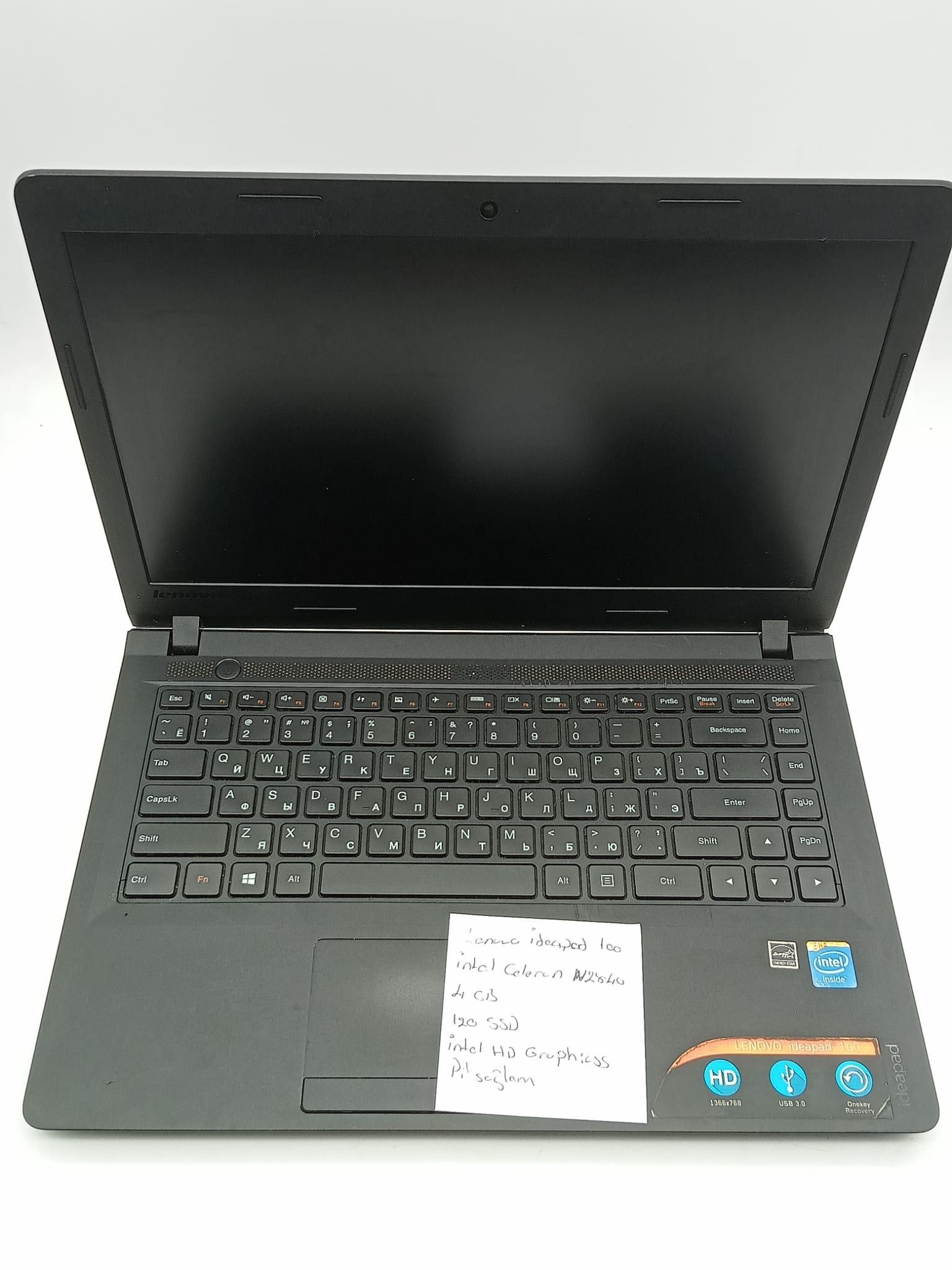 LENOVO İDEAPAD 100 İKİNCİ EL NOTEBOOK