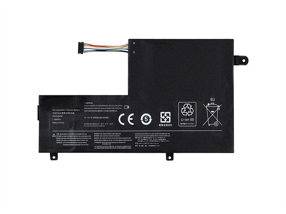 Lenovo Yoga 500-14ACL 14IBD 14IHW 14ISK Flex 3-1470, Flex 3-1570, L14M3P21 Batarya Pil