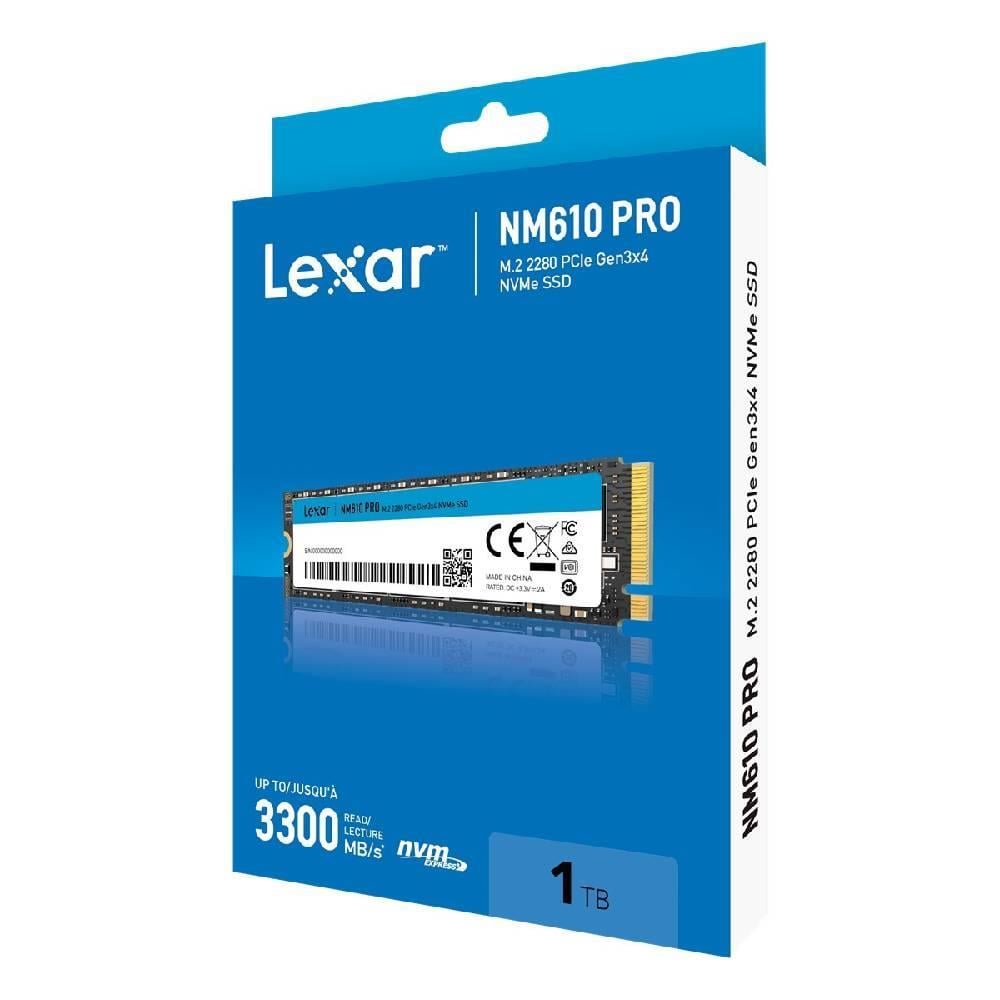 Lexar NM610 PRO 1TB 2280 3300/2600Mbs Gen3 NVMe M2. SSD